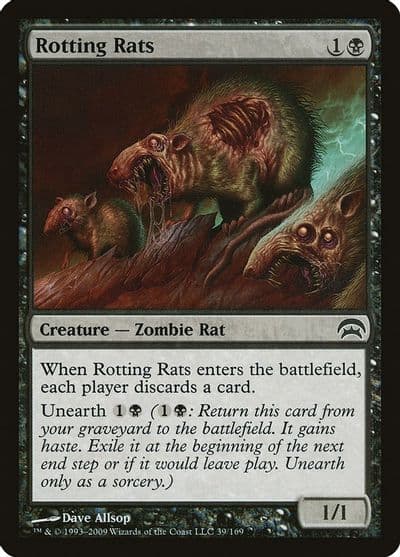 Rotting Rats Planechase Magic card
