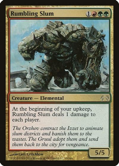 Rumbling Slum Planechase Magic card