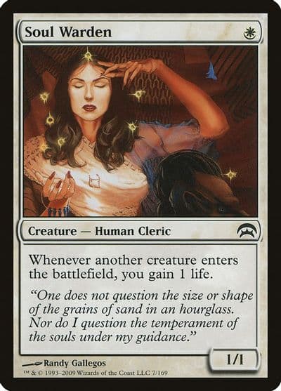 Soul Warden Planechase Magic card
