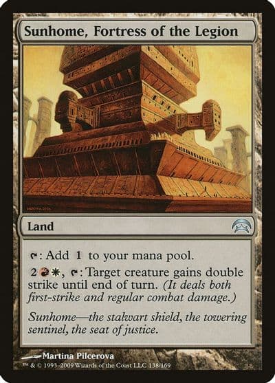 Sunhome Fortress of the Legion Planechase Magic card