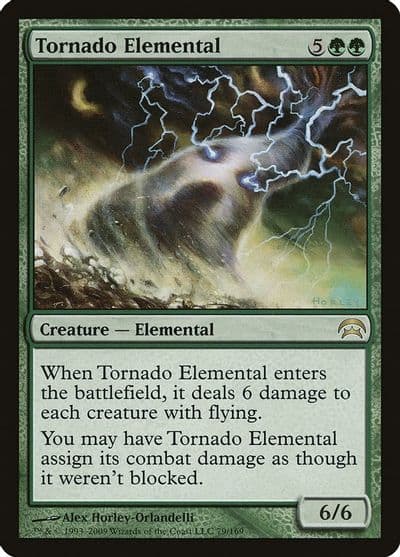 Tornado Elemental Planechase Magic card