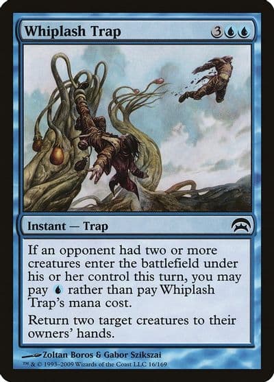 Whiplash Trap Planechase Magic card