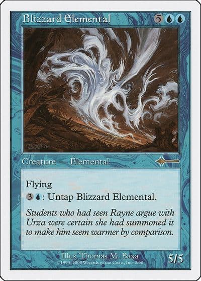 Blizzard Elemental Beatdown Box Set Magic card