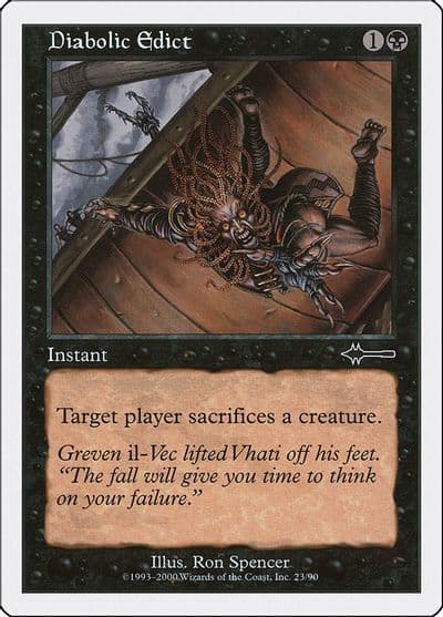 Diabolic Edict Beatdown Box Set Magic card