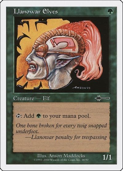 Llanowar Elves Beatdown Box Set Magic card