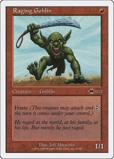 Raging Goblin Beatdown Box Set Magic card