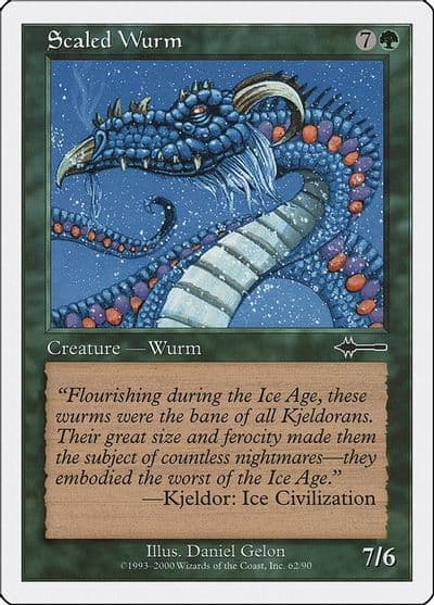 Scaled Wurm Beatdown Box Set Magic card