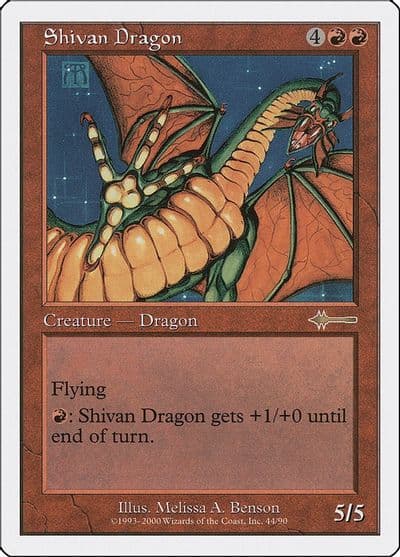 Shivan Dragon Beatdown Box Set Magic card