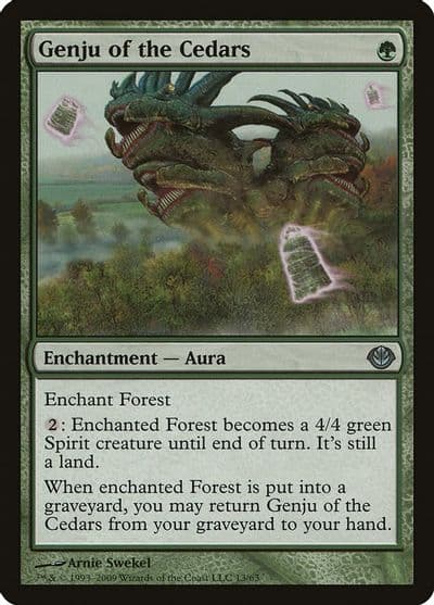 Genju of the Cedars Duel Decks: Garruk vs. Liliana Magic card