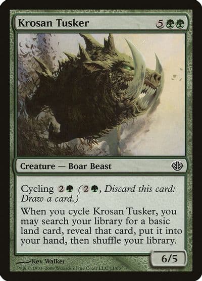 Krosan Tusker Duel Decks: Garruk vs. Liliana Magic card
