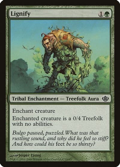 Lignify Duel Decks: Garruk vs. Liliana Magic card