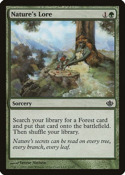 Natures Lore Duel Decks: Garruk vs. Liliana Magic card