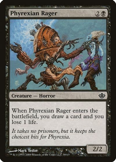 Phyrexian Rager Duel Decks: Garruk vs. Liliana Magic card