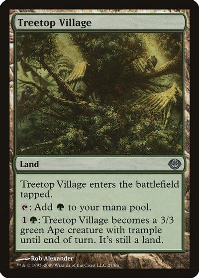Treetop Village Duel Decks: Garruk vs. Liliana Magic card
