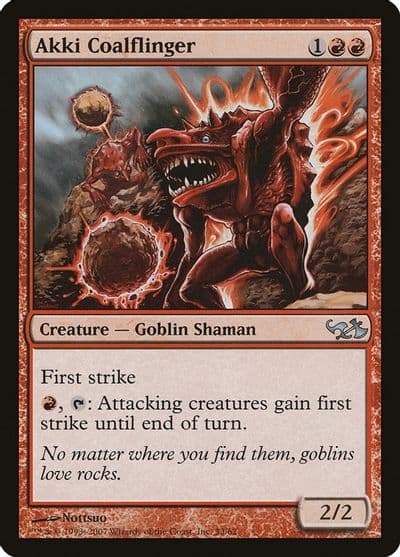 Akki Coalflinger Duel Decks: Elves vs. Goblins Magic card