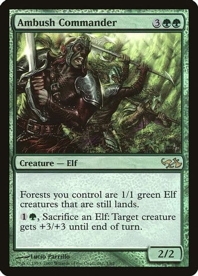 Ambush Commander Duel Decks: Elves vs. Goblins Magic card