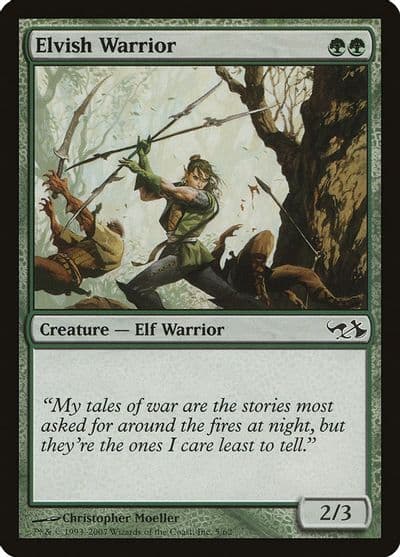 Elvish Warrior Duel Decks: Elves vs. Goblins Magic card