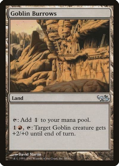 Goblin Burrows Duel Decks: Elves vs. Goblins Magic card