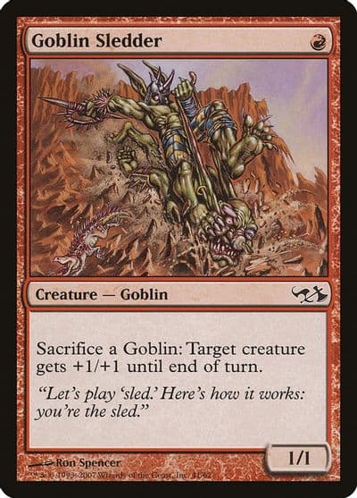 Goblin Sledder Duel Decks: Elves vs. Goblins Magic card