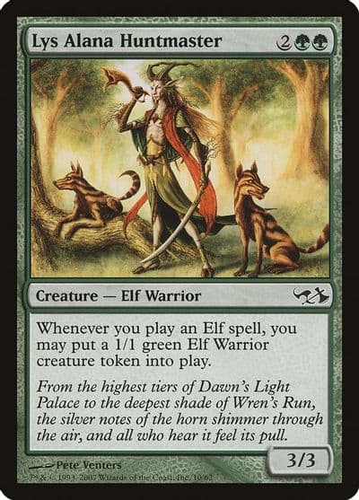 Lys Alana Huntmaster Duel Decks: Elves vs. Goblins Magic card