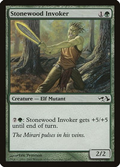 Stonewood Invoker Duel Decks: Elves vs. Goblins Magic card
