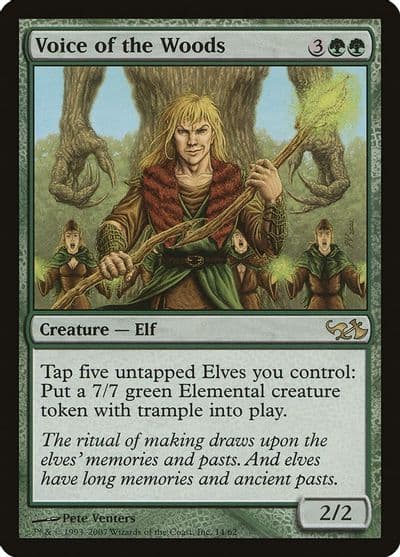 Voice of the Woods Duel Decks: Elves vs. Goblins Magic card