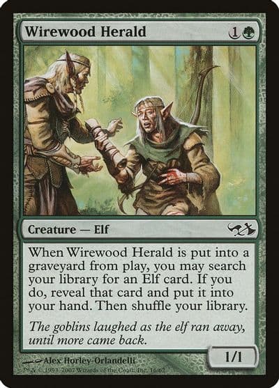 Wirewood Herald Duel Decks: Elves vs. Goblins Magic card