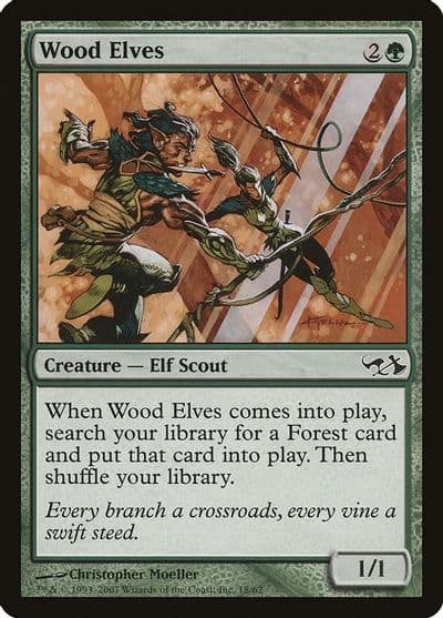 Wood Elves Duel Decks: Elves vs. Goblins Magic card