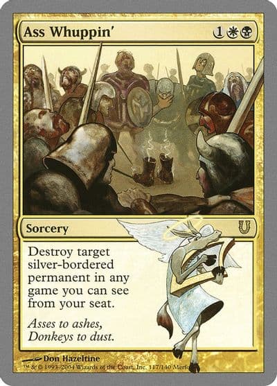 Ass Whuppin Unhinged Magic card