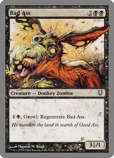 Bad Ass Unhinged Magic card