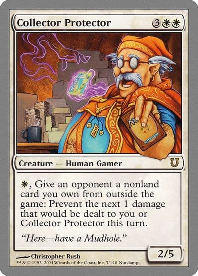 Collector Protector Unhinged Magic card