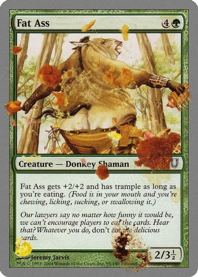 Fat Ass Unhinged Magic card