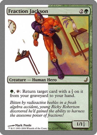 Fraction Jackson Unhinged Magic card