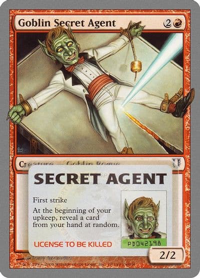 Goblin Secret Agent Unhinged Magic card