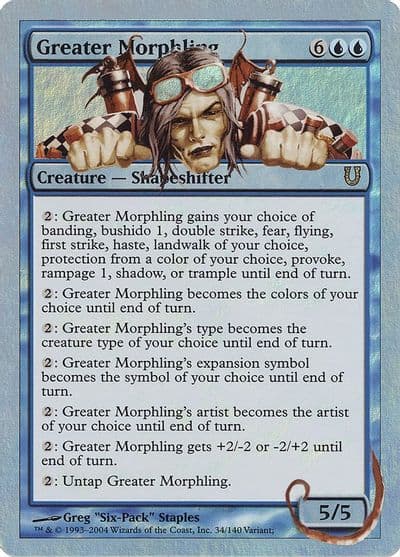 Greater Morphling Unhinged Magic card