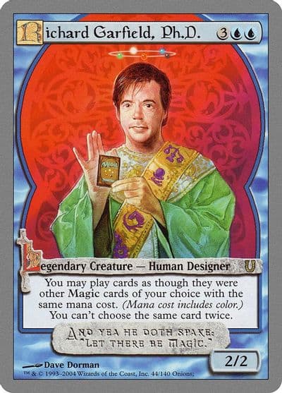 Richard Garfield PhD Unhinged Magic card