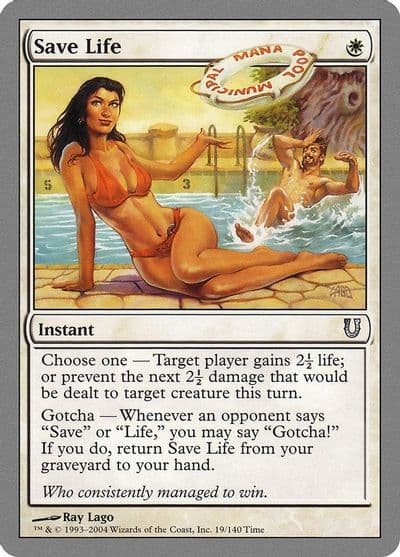 Save Life Unhinged Magic card