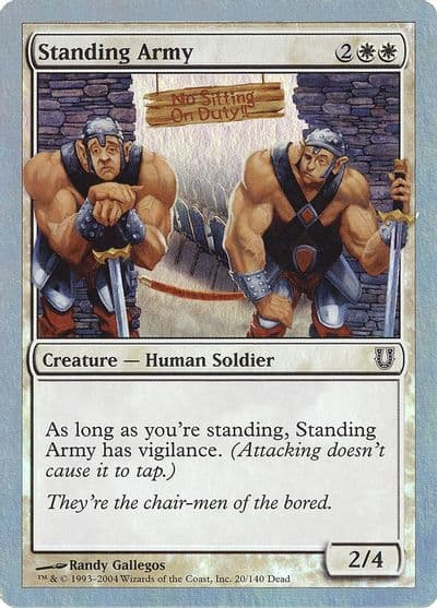 Standing Army Unhinged Magic card