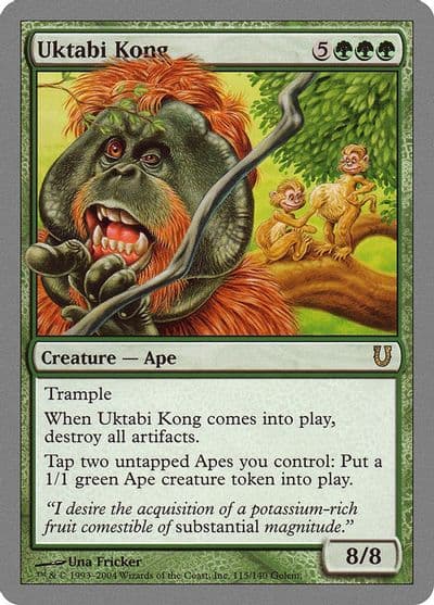 Uktabi Kong Unhinged Magic card