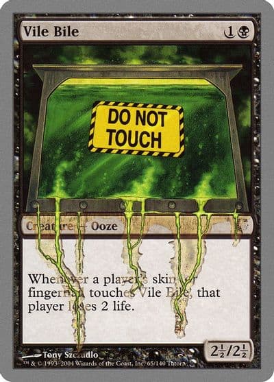 Vile Bile Unhinged Magic card