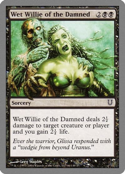 Wet Willie of the Damned Unhinged Magic card