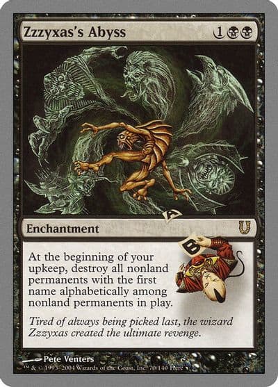 Zzzyxass Abyss Unhinged Magic card