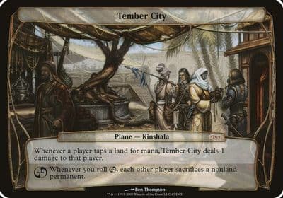 Tember City WPN Promo Oversize Cards Magic card