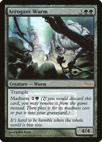 Arrogant Wurm FNM Promos Magic card