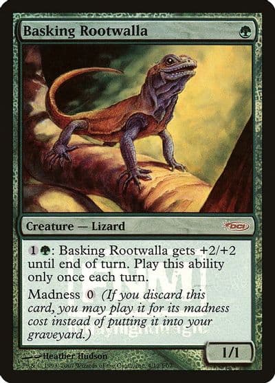 Basking Rootwalla FNM Promos Magic card