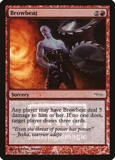 Browbeat FNM Promos Magic card