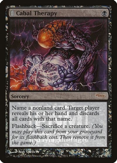 Cabal Therapy FNM Promos Magic card