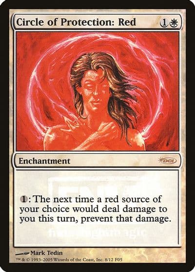 Circle of Protection Red FNM Promos Magic card