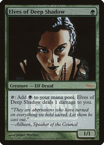 Elves of Deep Shadow FNM Promos Magic card
