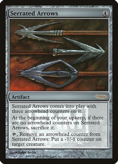 Serrated Arrows FNM Promos Magic card